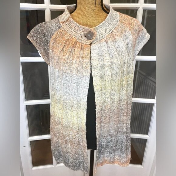 Westbound Relaxed Fit Cardigan Open Front Top Button Sweater Size XLP - Picture 1 of 7